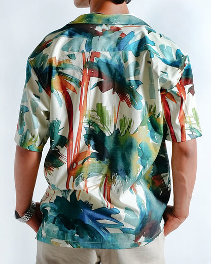 Rainforest Oversized Printed Shirt