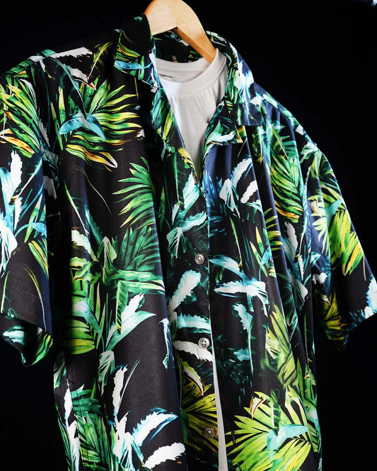 Jungle Safari Tropical Relaxed Fit Printed Shirt