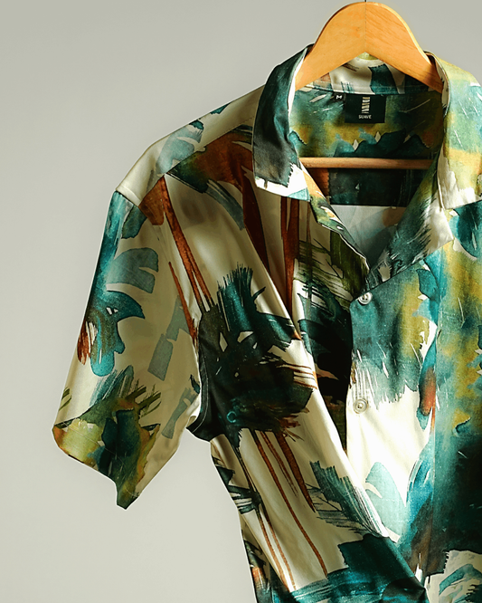 Rainforest Oversized Printed Shirt